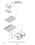 SHELF Diagram and Parts List for ET16JMYSN01  Whirlpool Refrigerator