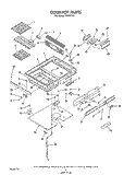 COOK TOP Diagram and Parts List for N9257L1  Roper Range