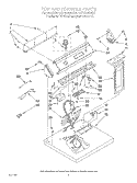 SECTION Diagram and Parts List for LEC6848AZ0  Whirlpool Dryer