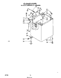Part Location Diagram of 357335 Whirlpool Panel, Rear (Suds)