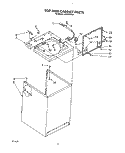 TOP AND CABINET, LIT/OPTIONAL Diagram and Parts List for AX6245VG1  Whirlpool Washer