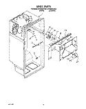 LINER Diagram and Parts List for ET20NKXZW01  Whirlpool Refrigerator