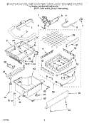 EVAPORATOR, ICE CUTTER GRID AND WATER Diagram and Parts List for KUIS185JPW0  KitchenAid Ice Maker