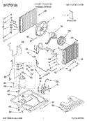 UNIT, LITERATURE Diagram and Parts List for CA14WC00  Whirlpool Air Conditioner