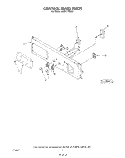CONTROL PANEL Diagram and Parts List for KEBS177SWH2  KitchenAid Wall Oven