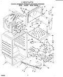 LINER Diagram and Parts List for ET16JKXDN01  Whirlpool Refrigerator