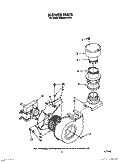 BLOWER Diagram and Parts List for KUDI220WWH0  KitchenAid Dishwasher