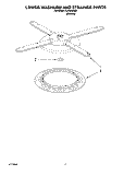 LOWER WASHARM AND STRAINER Diagram and Parts List for KUDB230B0  KitchenAid Dishwasher