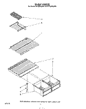 SHELF Diagram and Parts List for ET16JKXSW01  Whirlpool Refrigerator