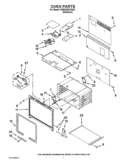 OVEN PARTS Diagram and Parts List for KDRS462VSS03  KitchenAid Range