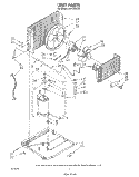UNIT Diagram and Parts List for AR1200XT0  Whirlpool Air Conditioner