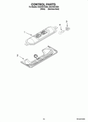 CONTROL BOX PARTS Diagram and Parts List for ID3CHEXVQ00  Whirlpool Refrigerator