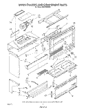 Part Location Diagram of 3148682 Whirlpool frame, front