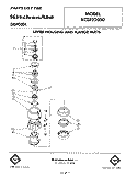 SECTION Diagram and Parts List for KCDI250S0  KitchenAid Food Waste Disposer