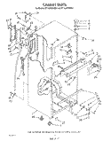 CABINET Diagram and Parts List for ET14JKXWN01  Whirlpool Refrigerator