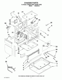 CHASSIS PARTS Diagram and Parts List for GW399LXUB06  Whirlpool Range