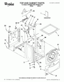Part Location Diagram of W10408696 Whirlpool INSTALLATION INSTRUCTIONS