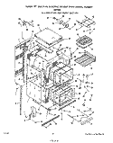 BODY Diagram and Parts List for B9758B0  Roper Wall Oven