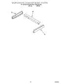 MICROWAVE COMPARTMENT PARTS Diagram and Parts List for YGSC278PJB0  Whirlpool Microwave Oven Combo