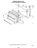 FREEZER DOOR Diagram and Parts List for ET18JMXMWR9  Whirlpool Refrigerator