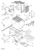 UNIT PARTS Diagram and Parts List for 6ED2FHGXSQ02  Whirlpool Refrigerator