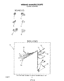 WIRING HARNESS Diagram and Parts List for LA5360XSW0  Whirlpool Washer