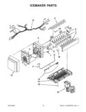 Part Location Diagram of W10459673 Whirlpool HARNS-WIRE