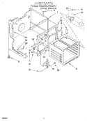 OVEN Diagram and Parts List for FES355YW2  Roper Range