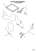LID AND LINK ASSEMBLY Diagram and Parts List for KUDD01DPPA0  KitchenAid Dishwasher