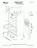 CABINET PARTS Diagram and Parts List for GX2SHBXVY05  Whirlpool Refrigerator