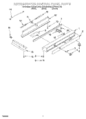 REFRIGERATOR CONTROL PANEL Diagram and Parts List for KSSS42FJB00  KitchenAid Refrigerator