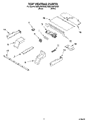 TOP VENTING PARTS, OPTIONAL PARTS Diagram and Parts List for KEBC206KBL02  KitchenAid Wall Oven