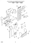 AIR FLOW AND RESERVOIR Diagram and Parts List for KSSS48MHT00  KitchenAid Refrigerator