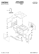 OVEN PARTS Diagram and Parts List for IBS324PSW00  Whirlpool Wall Oven