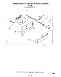 ROTISSERIE KIT RCK 892 Diagram and Parts List for RC8300XLH  Whirlpool Cooktop