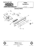 CONSOLE Diagram and Parts List for WU4400V0  Roper Dishwasher