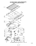 COMPARTMENT SEPARATOR Diagram and Parts List for ET18JKYSG04  Whirlpool Refrigerator