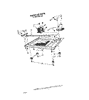 BASE PLATE Diagram and Parts List for MME08XW0  Roper Microwave