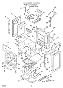 Part Location Diagram of 8053967 Whirlpool Baffle