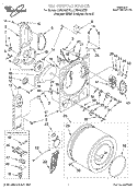 SECTION Diagram and Parts List for LDR3822DQ2  Whirlpool Dryer