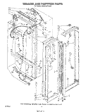 BREAKER AND PARTITION Diagram and Parts List for ED25PMXRWR2  Whirlpool Refrigerator