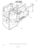 LINER Diagram and Parts List for ET22ZKXMWR1  Whirlpool Refrigerator