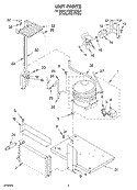 UNIT PARTS Diagram and Parts List for KUIO15NNLS  KitchenAid Ice Maker