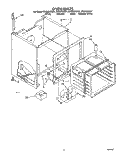 OVEN 1 Diagram and Parts List for RF302BXXN1  Whirlpool Range