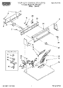 SECTION Diagram and Parts List for REL4632DL1  Roper Dryer