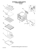 INTERNAL OVEN PARTS Diagram and Parts List for KEBS109BSP00  KitchenAid Wall Oven