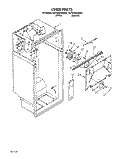 LINER Diagram and Parts List for 8ET20ZKXAN00  Whirlpool Refrigerator