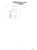 MISCELLANEOUS PARTS - OPTIONAL PARTS (NOT INCLUDED Diagram and Parts List for 7MSAWS800LQ0  Whirlpool Washer