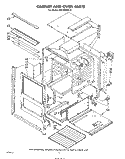 SECTION Diagram and Parts List for SB100PSK0  Whirlpool Wall Oven