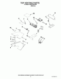 TOP VENTING PARTS Diagram and Parts List for KDRU783VSS00  KitchenAid Range